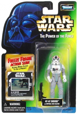 Star Wars Action Figure - AT-AT Driver with Imperial Issue Blaster - Freeze Frame Action Slide