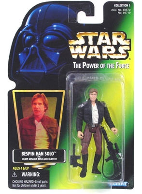 Star Wars Action Figure - Bespin Han Solo with Heavy Assault Rifle and Blaster