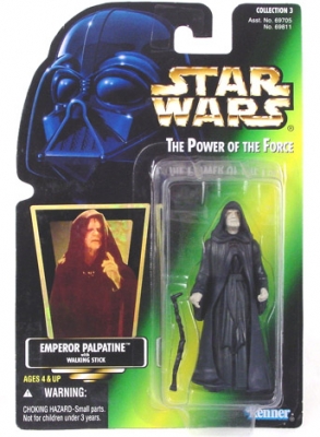 Star Wars Action Figure - Emperor Palpatine with Walking Stick - Hologram