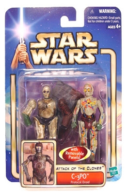 Star Wars Action Figures - C-3PO Protocol Droid - Attack of the Clones - Saga Collection