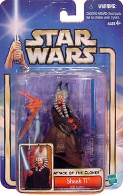 Star Wars Action Figures - Shaak Ti Jedi Master - Attack of the Clones - Saga Collection