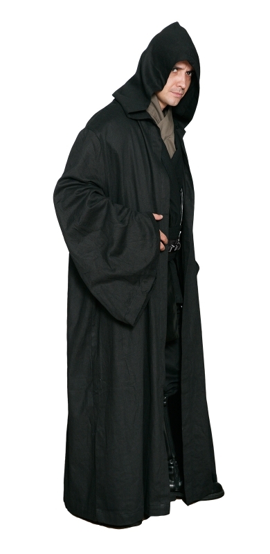 Star Wars Emperor Palpatine Darth Sidious Robe Cosplay Costume Black 
