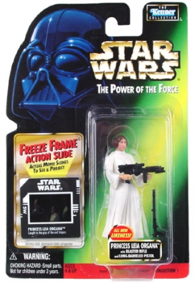 Star Wars Action Figure - Princess Leia Organa with Blaster Rifle and Long-Barreled Pistol