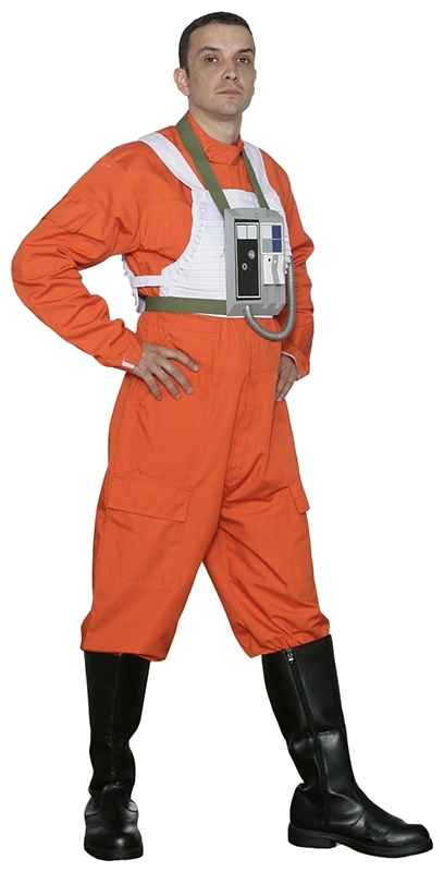 Star Wars Luke Skywalker X-Wing Pilot Costume Flightsuit and Vest - Fantastic Replica