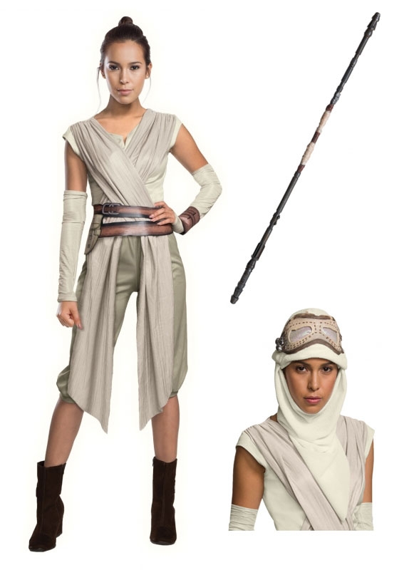 Star Wars Costume Adult Bargain Bundle - Rey
