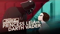 Princess Leia vs. Darth Vader - A Fearless Leader | Star Wars Galaxy of Adventures