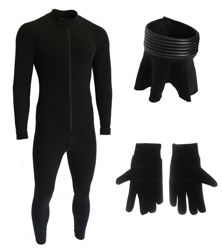 Stormtrooper Accessory Bundle - Bodysuit, Neck Seal, Gloves