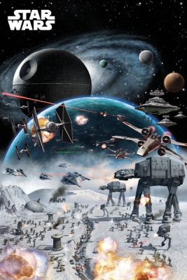 ONLY £6.99 - Star Wars Poster - Star Wars Battle - 61 x 91.5cm - FP2530