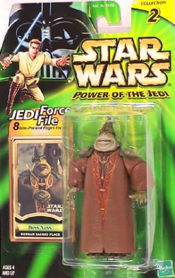 102795951.jpg Star Wars Action Figures - Boss Nass Gungan Sacred Place - Power of the Jedi