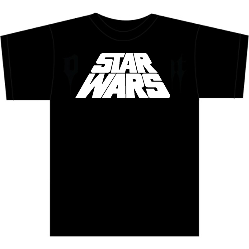 1055628641.jpg Star Wars T-SHIRTS - Star Wars Logo - Black - Kids Unisex