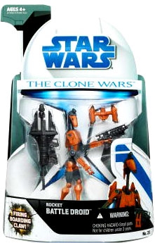 Star Wars Action Figure - Clone Wars - Rocket Battle Droid 2009