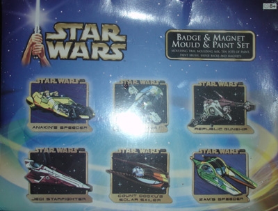 Star Wars Badge and Magnet Mould and Paint Set