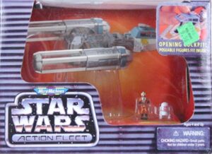 Star Wars Action Figure / Vehicle - Y-Wing Starfighter featuring Gold Leader and R2 Unit