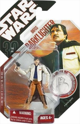1129202059.jpg Star Wars Action Figure - 30th Biggs Darklighter from A New Hope with Exclusive Collector Coin - 30th Anniversary