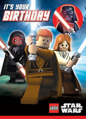 1132112746.jpg Star Wars Greeting Cards - 178 x 128 mm - Lego Star Wars - Birthday Badged - LS019