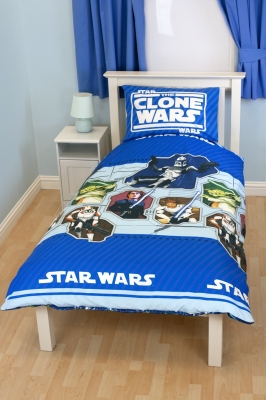 Star Wars BEDDING - Clone Wars Mission - Single Rotary Duvet Set