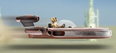 Star Wars Models - Revell Easykits Vehicles - Landspeeder
