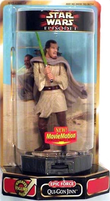 Star Wars Action Figure - Star Wars Qui-Gon Jinn Epic Force Rotating 360 Figure - large