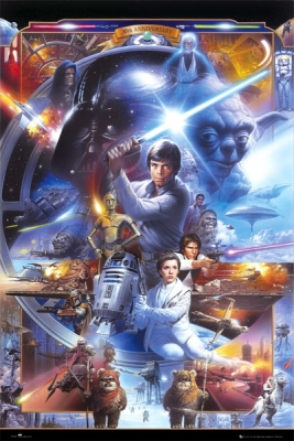 ONLY £6.99 - Star Wars Poster - Star Wars 30th Anniversary - 61 x 91.5cm - FP1837
