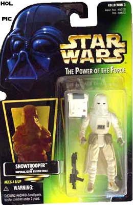 Star Wars Action Figure - Snowtrooper with Imperial Issue Blaster Rifle and Backpack
