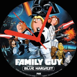 Star Wars Family Guy presents Blue Harvest Clock - Beautiful and Cheap Gift