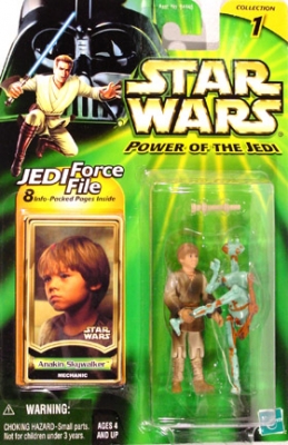 1206218499.jpg Star Wars Action Figures - Anakin Skywalker Mechanic - Power of the Jedi
