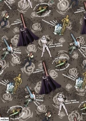 Star Wars Gift Wrap and Tags - Original Trilogy Characters