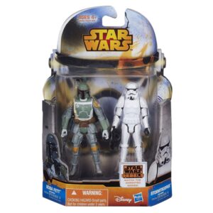 Star Wars Action Figure - Mission Series 2014 - Boba Fett and Stormtrooper