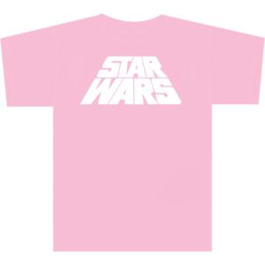 Star Wars T-SHIRTS - Star Wars Logo - Pink - Adult Ladies
