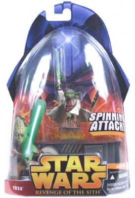 Star Wars Action Figure - Yoda (Spinning Attack)