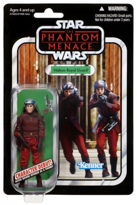 Star Wars Action Figure - Naboo Royal Guard - Vintage 2012