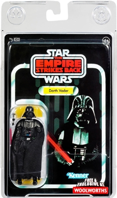 Star Wars Action Figure - Darth Vader Vintage Replica (Woolworths Exclusive)