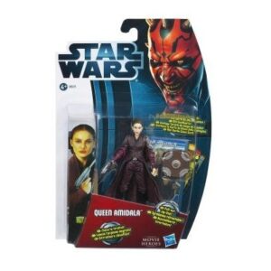 Star Wars Action Figure - Queen Amidala with Pull-Out Zip-Line - Movie Heroes 2012