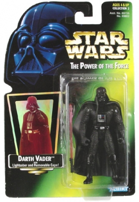 1318918248.jpg Star Wars Action Figure - Darth Vader with Lightsaber and Removable Cape - with Hologram Sticker