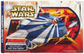Star Wars Clone Wars Jedi Star Fighter - Army of the Republic Vehicle