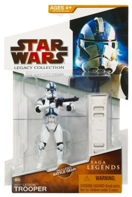 Star Wars Action Figure - Legacy Collection - Saga Legends - 501st Legion Trooper 2009