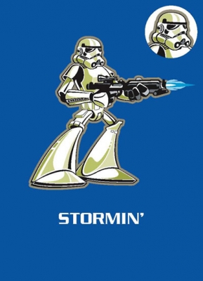 Star Wars Greeting Cards - 178 x 128mm - Star Wars - Stormtrooper Badged - Blank - SW328