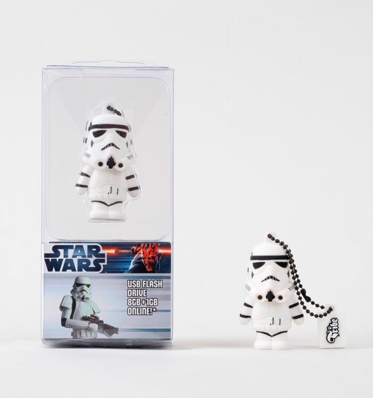 1368231970.jpg Star Wars GIFTS AND GAMES - Star Wars USB Flash Drive - Stormtrooper 8GB