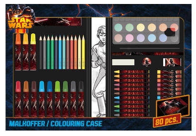 1389211992.jpg Star Wars GIFTS AND GAMES - Darth Vader 80-Piece Colouring Case