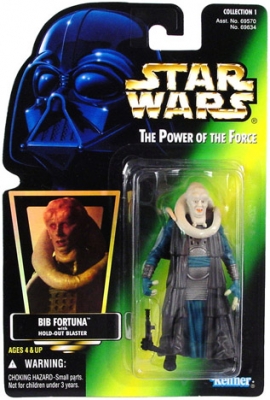 140066.jpg Star Wars Action Figure - Bib Fortuna with Hold-out Blaster - with Hologram Sticker