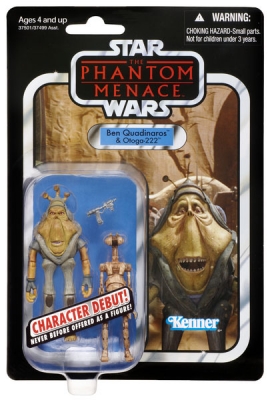 Star Wars Action Figure - Ben Quadinaros and Otoga-222 - Vintage 2012