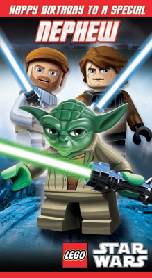 1420404665.jpg Star Wars Greeting Cards - 228 x 152 mm - Lego Star Wars - Nephew - LS011