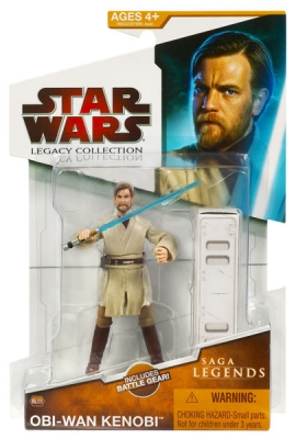 Star Wars Action Figure - Legacy Collection - Saga Legends - Obi-Wan Kenobi 2009