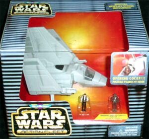 Star Wars Action Figure / Vehicle - Imperial Shuttle Tydirium featuring Han Solo and Chewbacca - rare