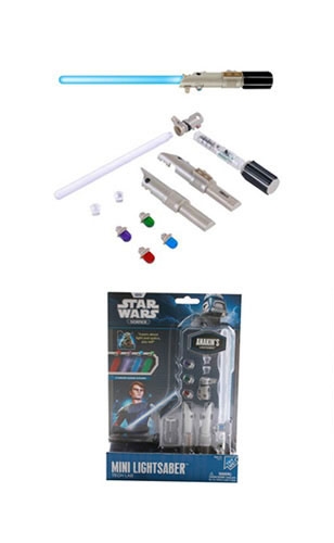 Star Wars GIFTS AND GAMES - Mini Lightsaber Assortment
