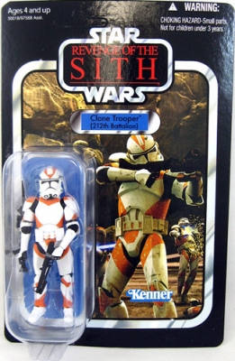 Star Wars Action Figures - Clone Trooper - 212th Battalion - Vintage 2011
