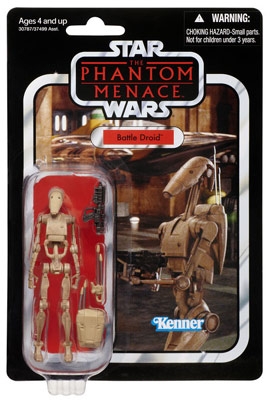 Star Wars Action Figure - Battle Droid - Vintage 2012