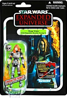 Star Wars Action Figures - Shae Visla - Old Republic Bounty Hunter - Vintage 2012