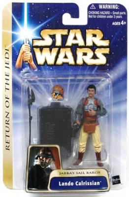 Star Wars Action Figures - Lando Calrissian Jabbas Sail Barge - Return of the Jedi - Saga Collection