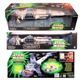 Star Wars Vehicle B-Wing Fighter includes Sullustan Pilot - Great Vehicle